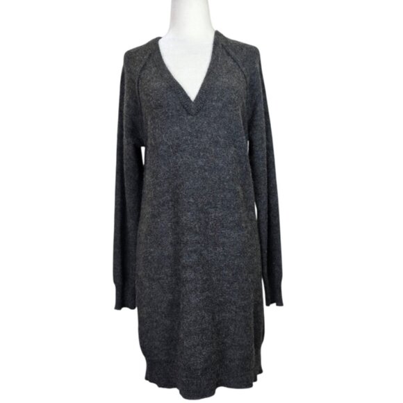 Wilfred Free knit Alpaca blend V neck Mid length Shirt dress - Picture 1 of 4